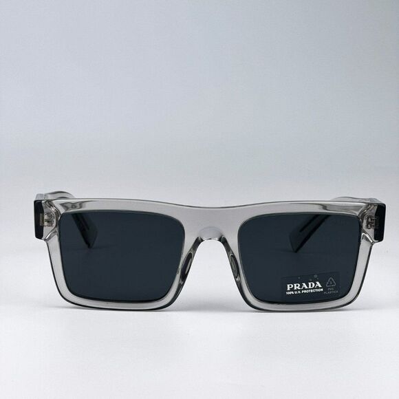 Prada Other - NEW Prada PR19WS U4309T  Crystal Grey Dark Grey Square Unisex Sunglasses